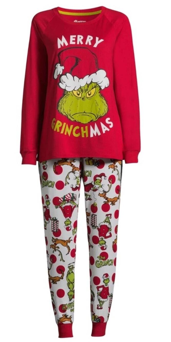 Dr Seuss The Grinch pajamas Don’t Be A Grinch Mens xl Holiday Family Set